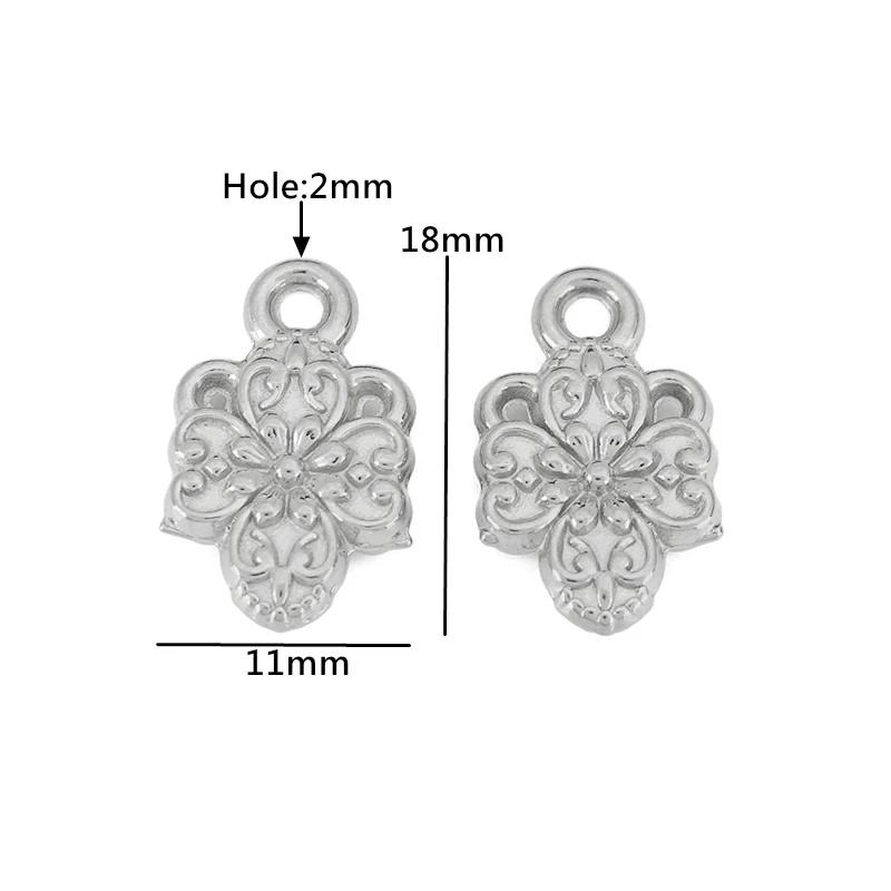 3pcs Lipstick Rabbit Conch Lovers Charms Pendants