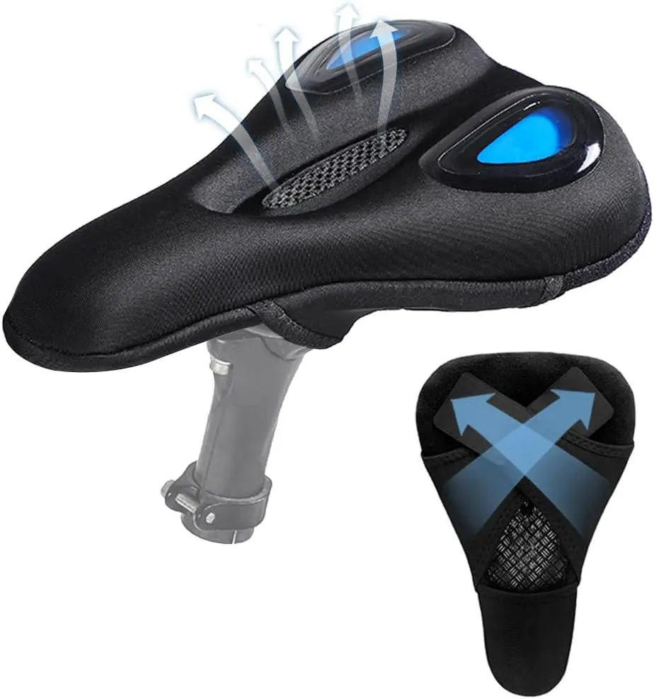 

Чехол на сиденье велосипеда с гелевой подкладкой для мужчин и женщин, совместимый с Peloton для использования в помещении и на открытом воздухе