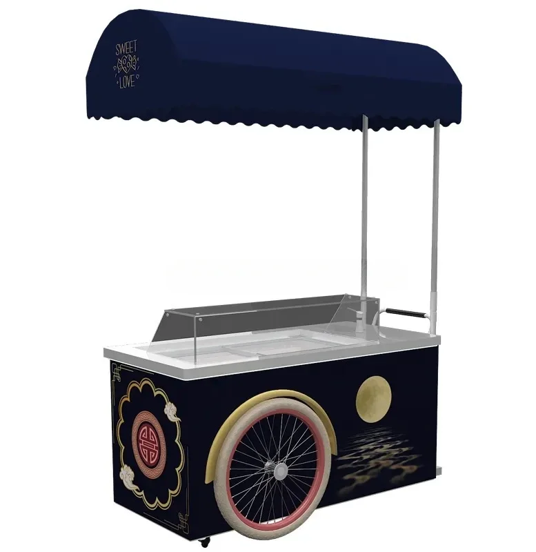 Shopping Mall Retails Food Kiosk Customized Design Mobile Food Cart Kiosk For Sale