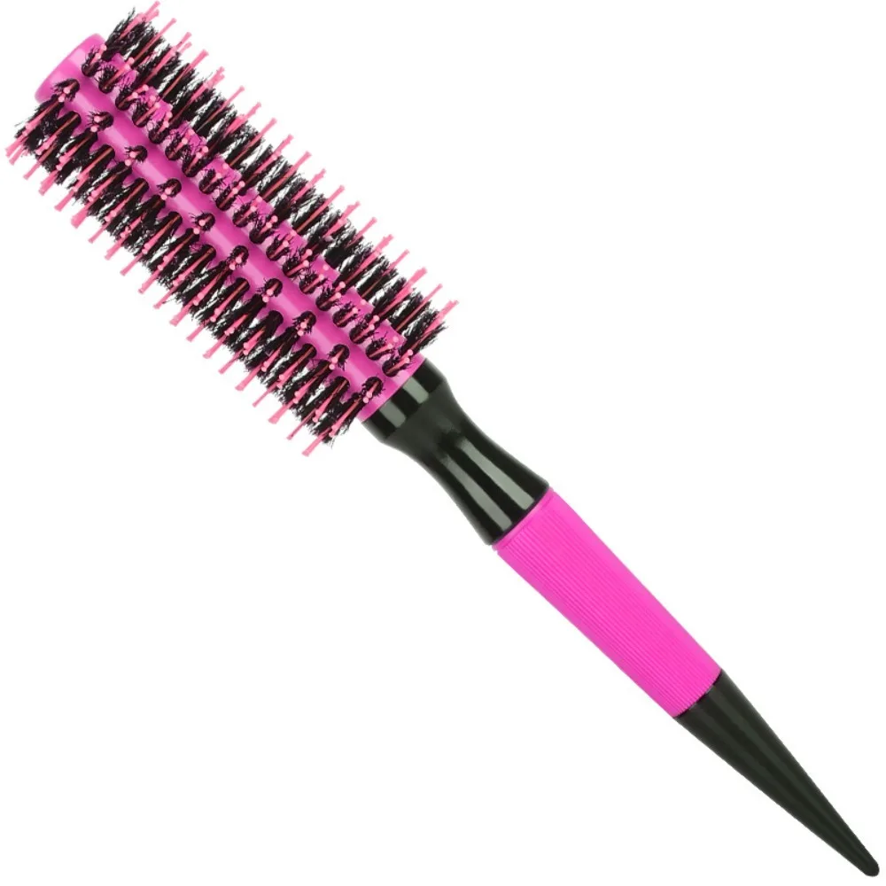 

Круглая расческа из щетины кабана, нейлоновая расческа для парикмахерских, щетки для завивки волос, расчески, прочные инструменты для укладки парикмахерских салонов, парикмахерская