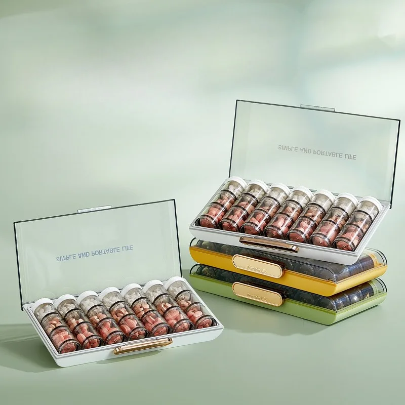 

Портативная коробка для таблеток, коробка для дозатора лекарств «Три еды в день в гостях», коробка для дозатора для утренних послеобеденных и вечерних лекарств