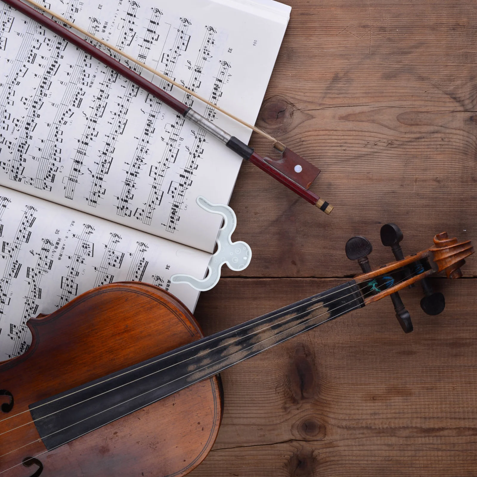 

2Pcs Creative Octopus Silicone Music Clip Molds DIY Handmade Craft Tool Fun Tablature Clip Mold for Accessories