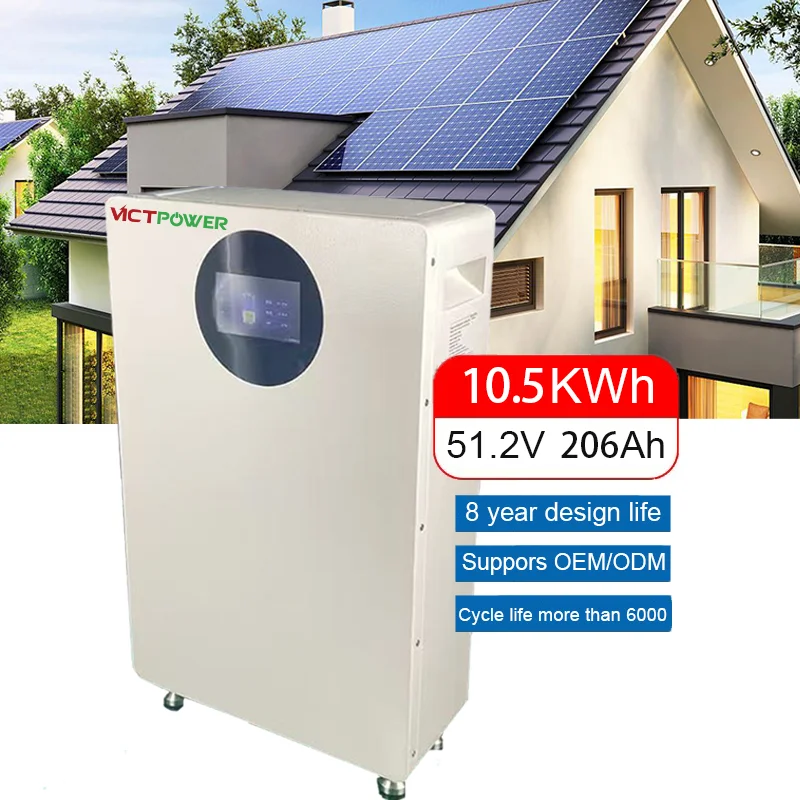 Victpower Factory Direct 51.2v 200Ah 10kwh All-In-One Battery Storage ESS Lithium Ion Battery for Home Energy