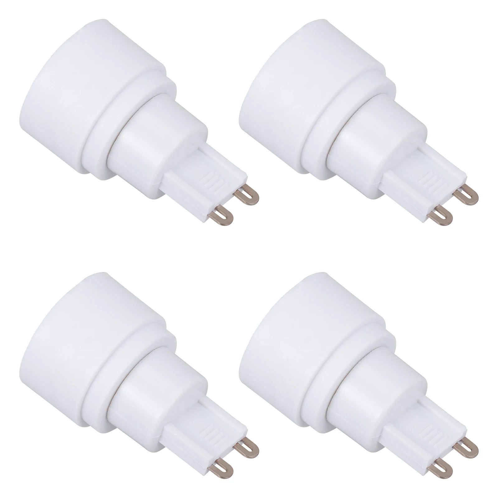 

4pcs Adapter G9 to E14 LED Socket Replacement Accessories Suitable G9 To E14 Light Converter for Table Lamp Ceiling Lamp