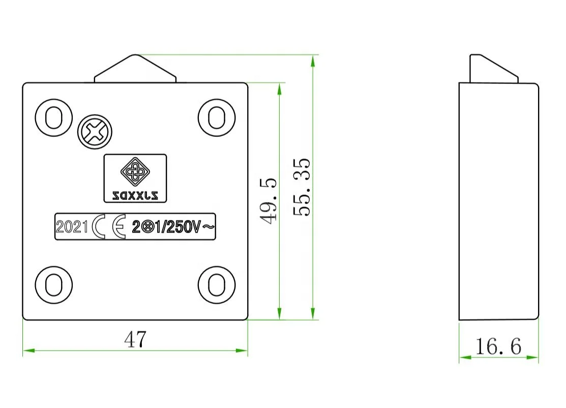 1pcs Control Switch Coset Doors /Wardrobe Switch /Sliding Door Switch High Quality Normally Closed Switch