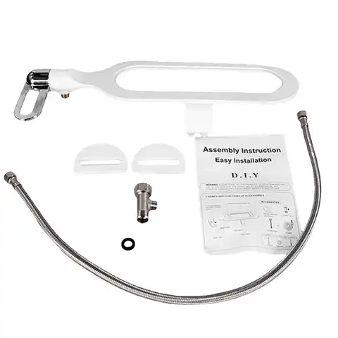 Smart toalettbidéspruta Icke-elektrisk självrengörande bidéverktyg med justerbart trycktoaletttillbehör för badrumshotell 12 best sales smart bidé - №8