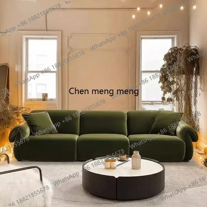 

French Retro Sofas Cream Style Luxury Living Room Modern Salon Sofas Reception Creative Gaming Romantic Divano Home Furniture