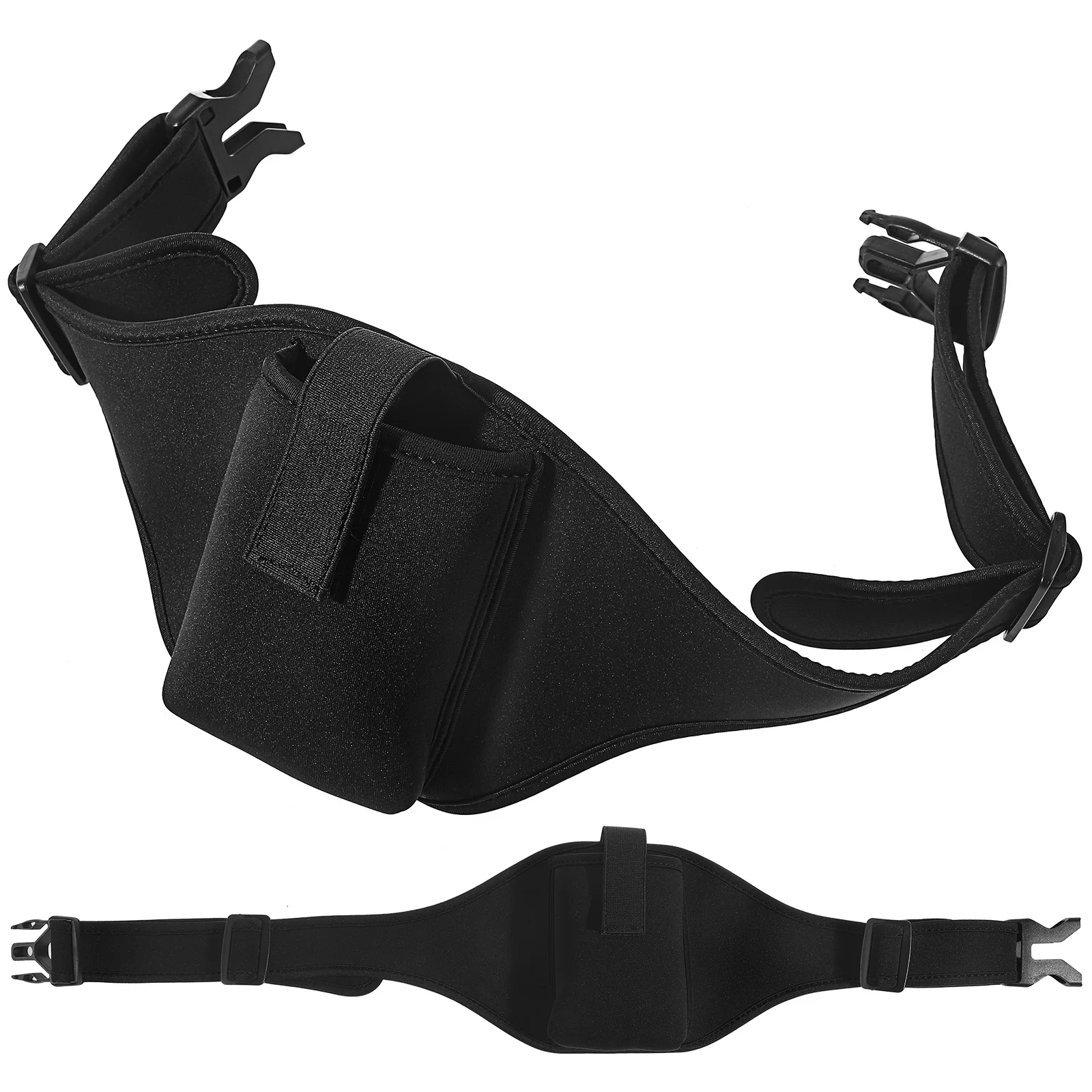 Mic Belt Fitness Waist Pack Adjustable Neoprene Microphone Carrier Bag Running Fanny Pack Mic Waist Belt Microphone Bag