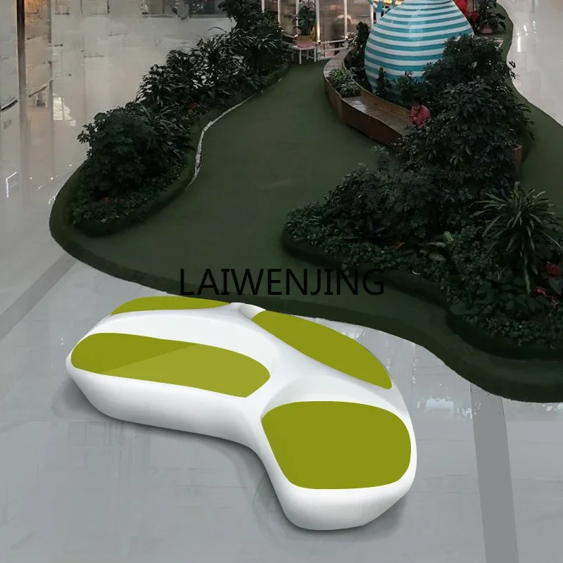 

HLZ FRP leisure seat sitting area shopping mall waiting chair