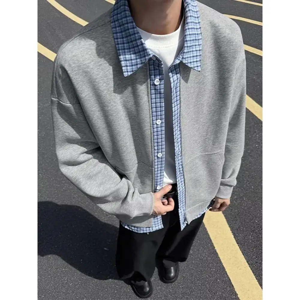 

Женская шерстяная рубашка в клетку в стиле ретро, свободного кроя, весна-осень, в японском стиле, модная, брендовая, классическая, в стиле преппи, с длинным рукавом, стандартный крой