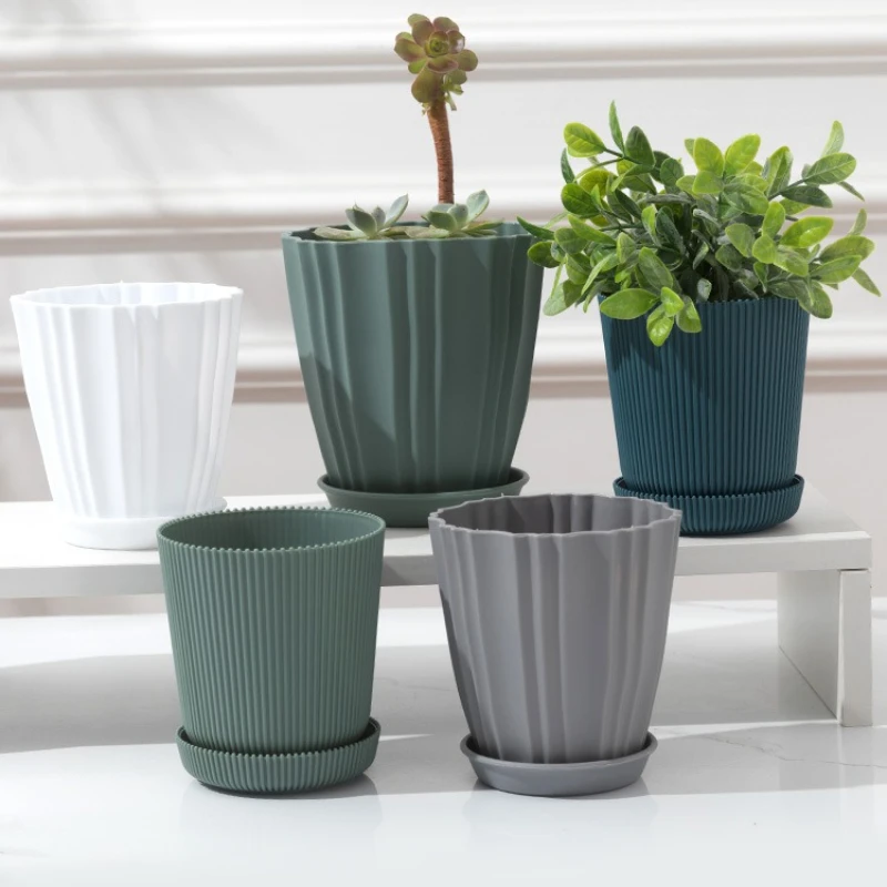 1 قطعة غرفة المعيشة شرفة النباتات بونساي وعاء أواني الزهور الاصطناعي النباتات النضرة سلسلة البلاستيك ديكور جمع الحضانة الأواني #1