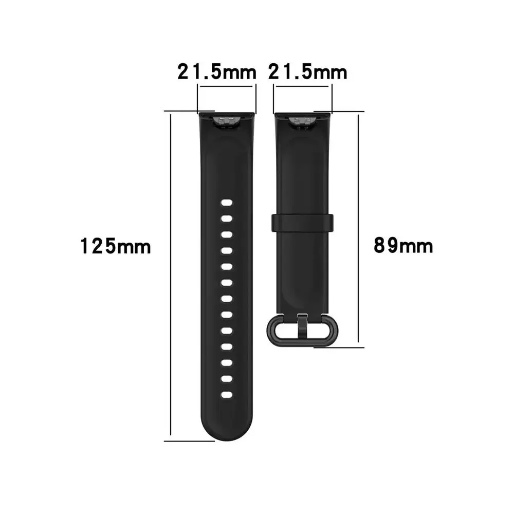 Silicone Band for Xiaomi Redmi Watch Lite  - Adjustable Tang Clasp, - Durable Protective Case Compatible with Xiaomi Mi Watch 1