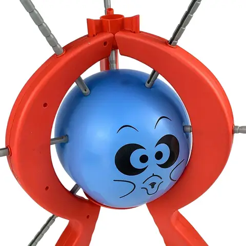 1 Set Tabletop Balloon Game Spike Toy Board Game Prank Explode Balloon Interactive Trick Gag Toys for Family Gathering