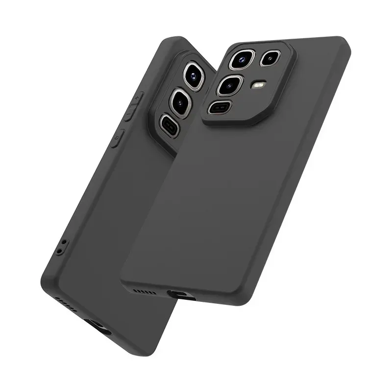 حافظة لهاتف انفينيكس نوت 50X 5G X6857B لهاتف انفينيكس نوت 50X نوت 50X 50 X غطاء خلفي من السيليكون الناعم النحيف باللون الأسود غير اللامع