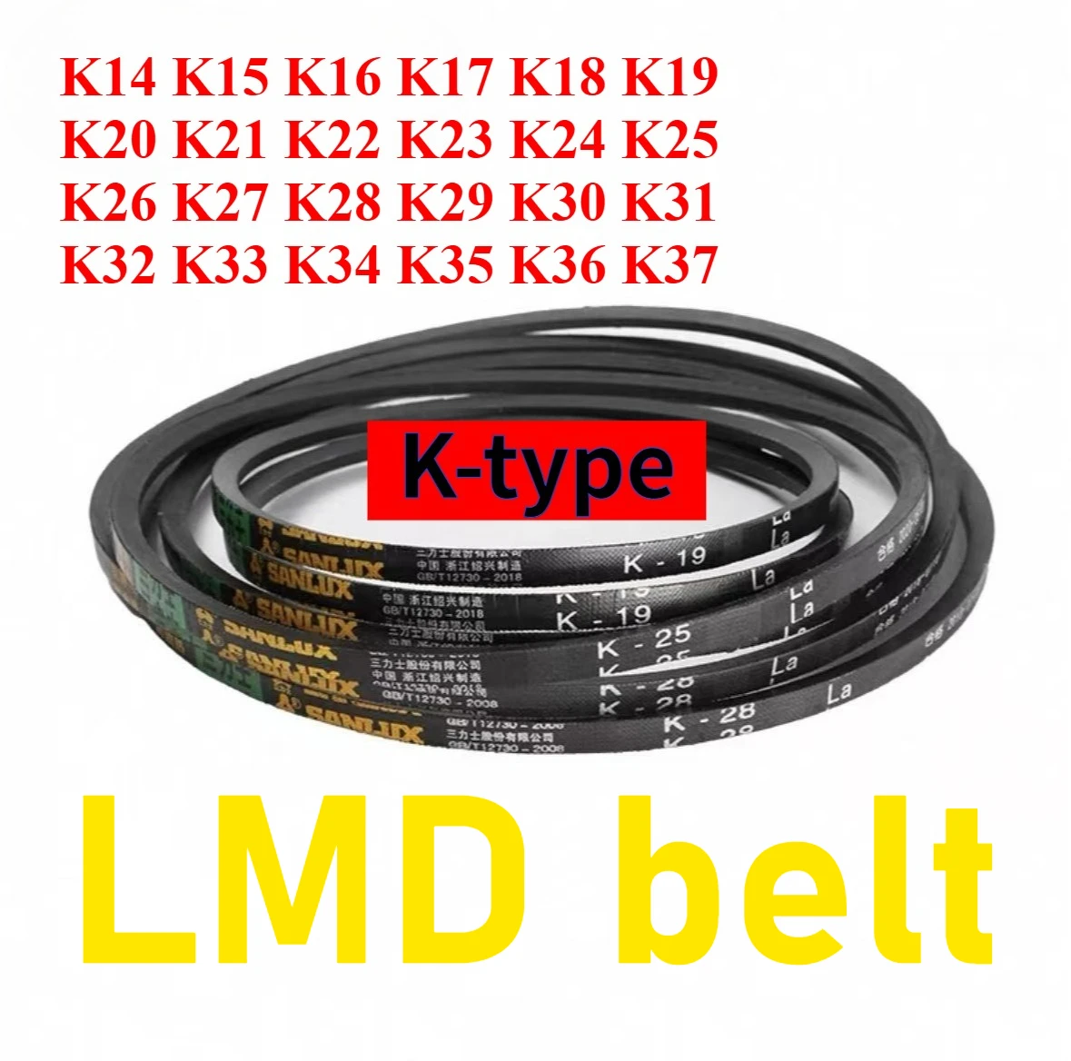 

1pcs K type Vee-belt Machinery Drive Band drive Belt For Bench drill K14 K15 K17 K18 K19 K20 K23 K24 K25 K26 K27 K28 K29 K30 K31