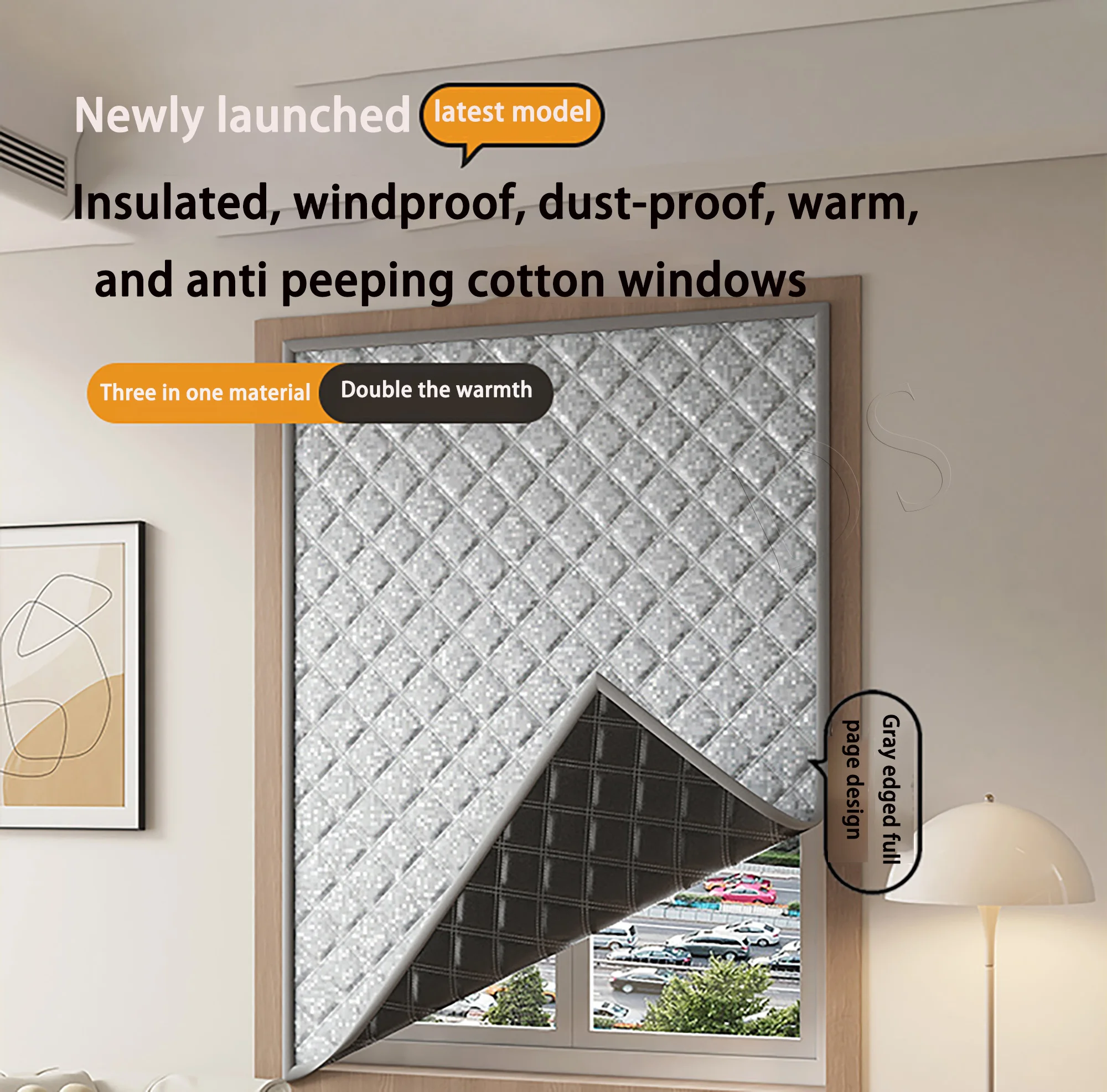 

Four season universal insulation, windproof, sealed windows, warm winter curtains, anti peeping windows, insulation materials
