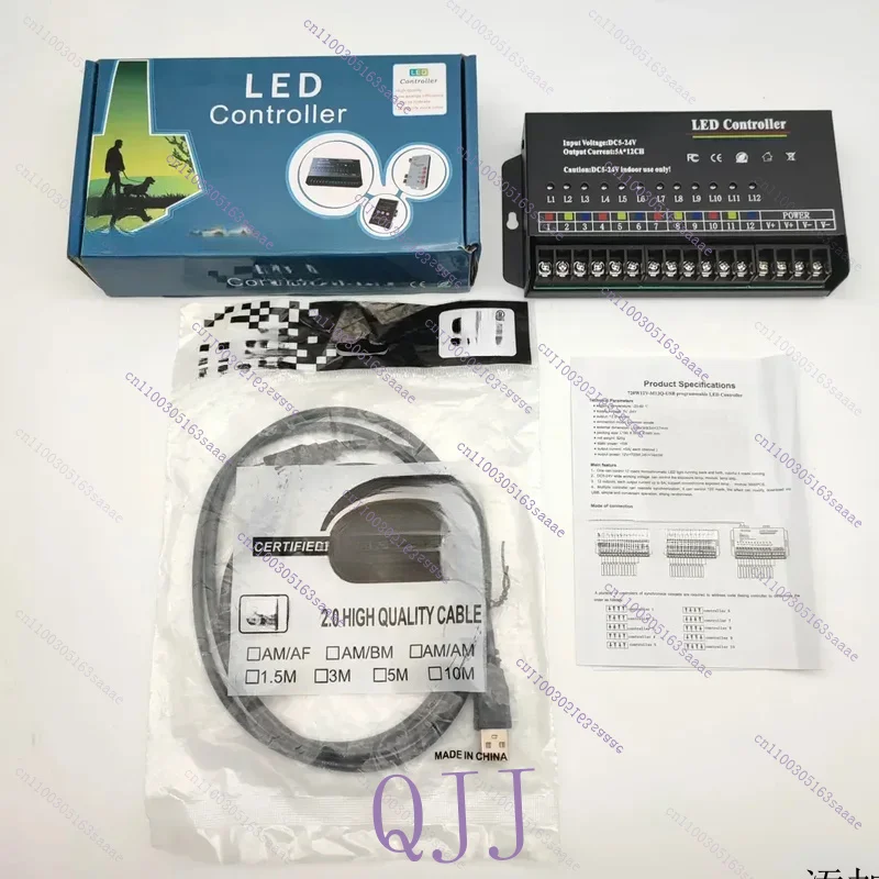 VERWENDET Autonome Programmierung Controller 12 Weg Programmierbare USB DIY LED RGB Controller Für 3528 5050 Streifen Modul