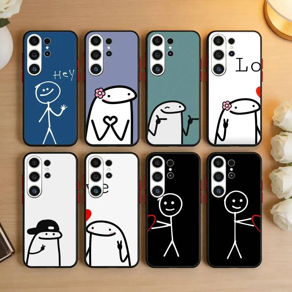 

Funny Middle Finger Cute Phone Case For Samsung S26,S25,S24,S23,S22,S21,S20,Ultra,Plus,FE Black Soft Cover