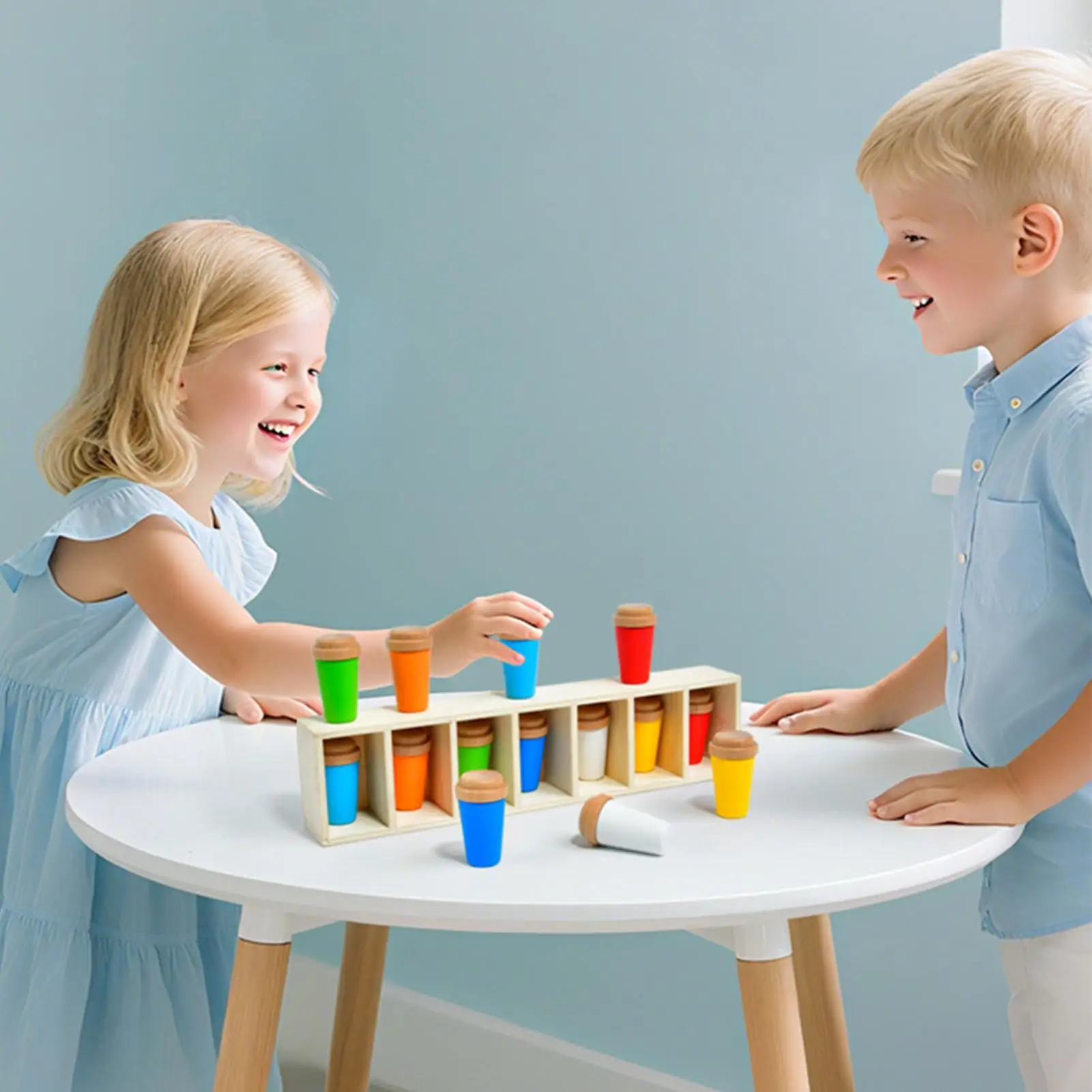 Toddler Matching Game Bottle Game Memory Educational Learning Toy Board For Kids Family Boys Girls Children Adults Indoor