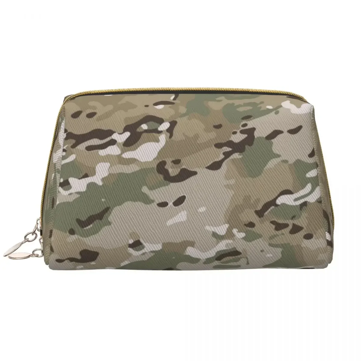 

Custom MultiCam Camouflage Travel Cosmetic Bag for Women Camo Toiletry Makeup Organizer Lady Beauty Storage Dopp Kit