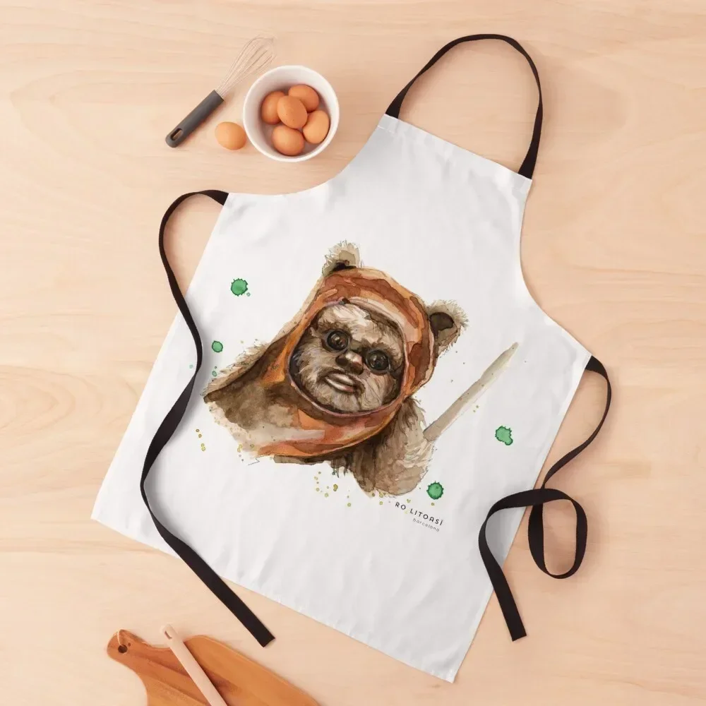 

Ewok Apron restaurant accessories home women Chef Uniform Things For The Kitchen Apron