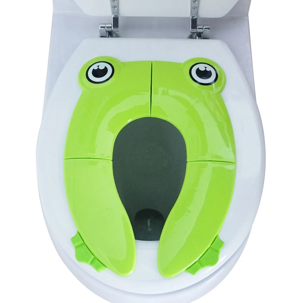 Foldable Kids Toilet Seat Cover Mat Bathroom Toilet Pad Baby Toilet Training Seat Travel Potty Children Pot Seater Accessories