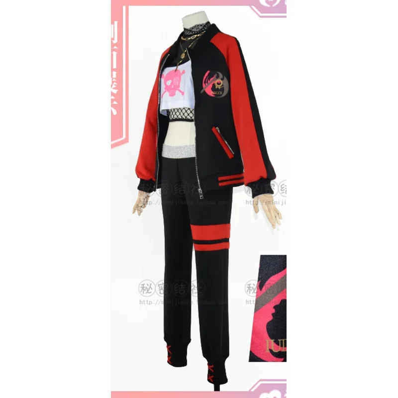 

ff34Hololive Vtuber Mori Calliope Daily Suit Uniform Cosplay Costume Halloween Party Outfit For Women Custom Made New