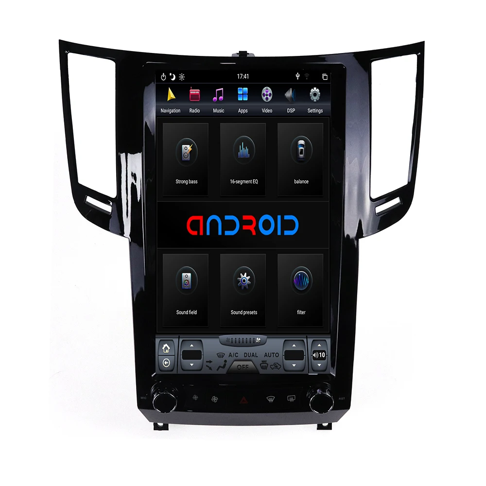 

Мультимедийный плеер с сенсорным экраном Android 13, для Infiniti QX70 FX25 FX35 FX37 2009-2015, GPS Navi, аудио, стерео головное устройство