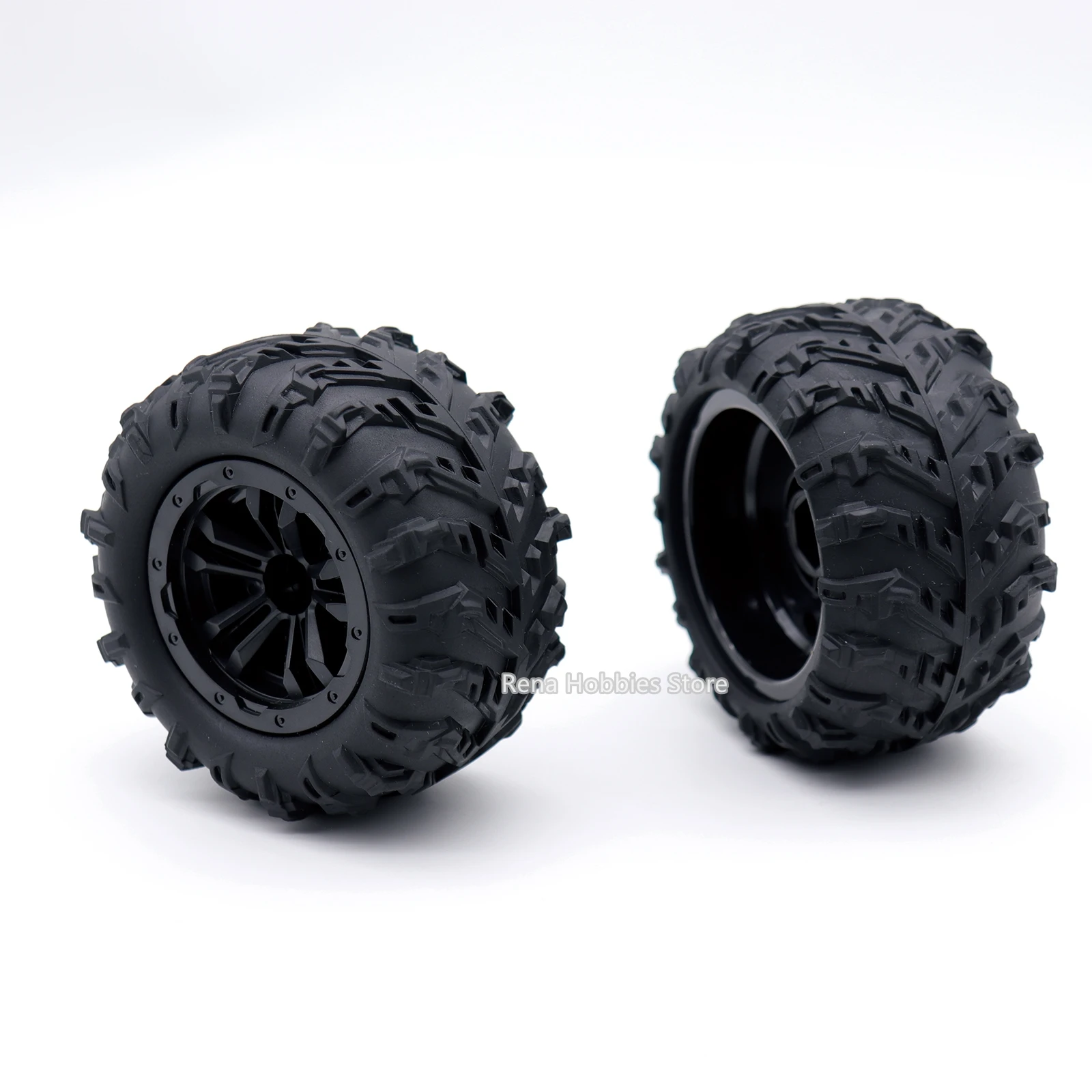 4 SZTUK/lot 12mm Hex Monster Truck Opony do kół SCY 16101 Pro 16102 Pro 1:16 Off Road RC Car Upgrade Parts 6034