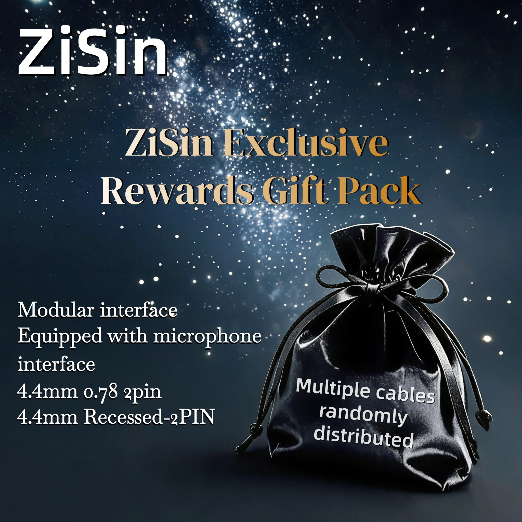 Ensemble cadeau de remerciement aux clients pour le câble IEM ZiSin.