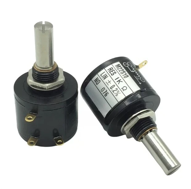 Precision ten-turn wire wound potentiometer M22S10 1K2K5K10K