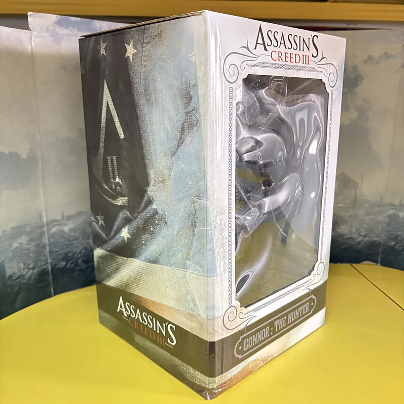 Assassins Creed Aya Bayek Altair Connor Action Figure Pvc Statue Character Collection Model Desktop Ornament Kids Toy Gifts