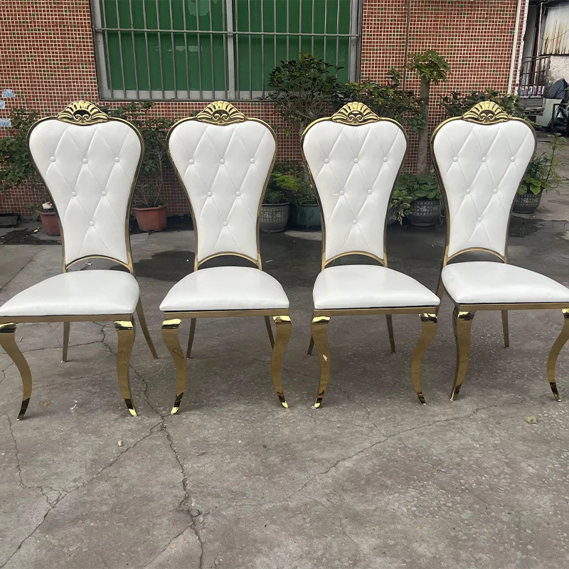 Stainless Steel Dining Chair Gold Stainless Steel Wedding Chair Banquet Chair Hotel Wedding  Corolla  Hotel Dining