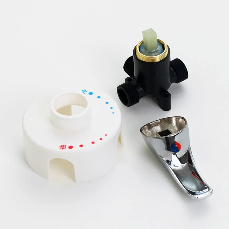 Wall-mounted mixing valve shower valve hot and cold switch
