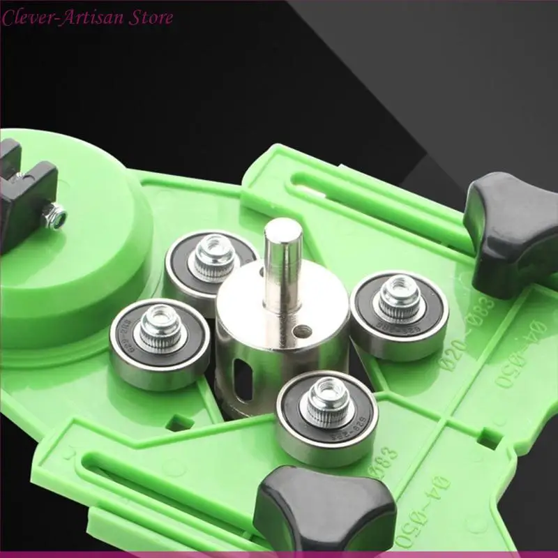 E06B Glass Tile Hole Locator Opener ช่วยปรับปรุงประสิทธิภาพการทำงานที่แม่นยำ