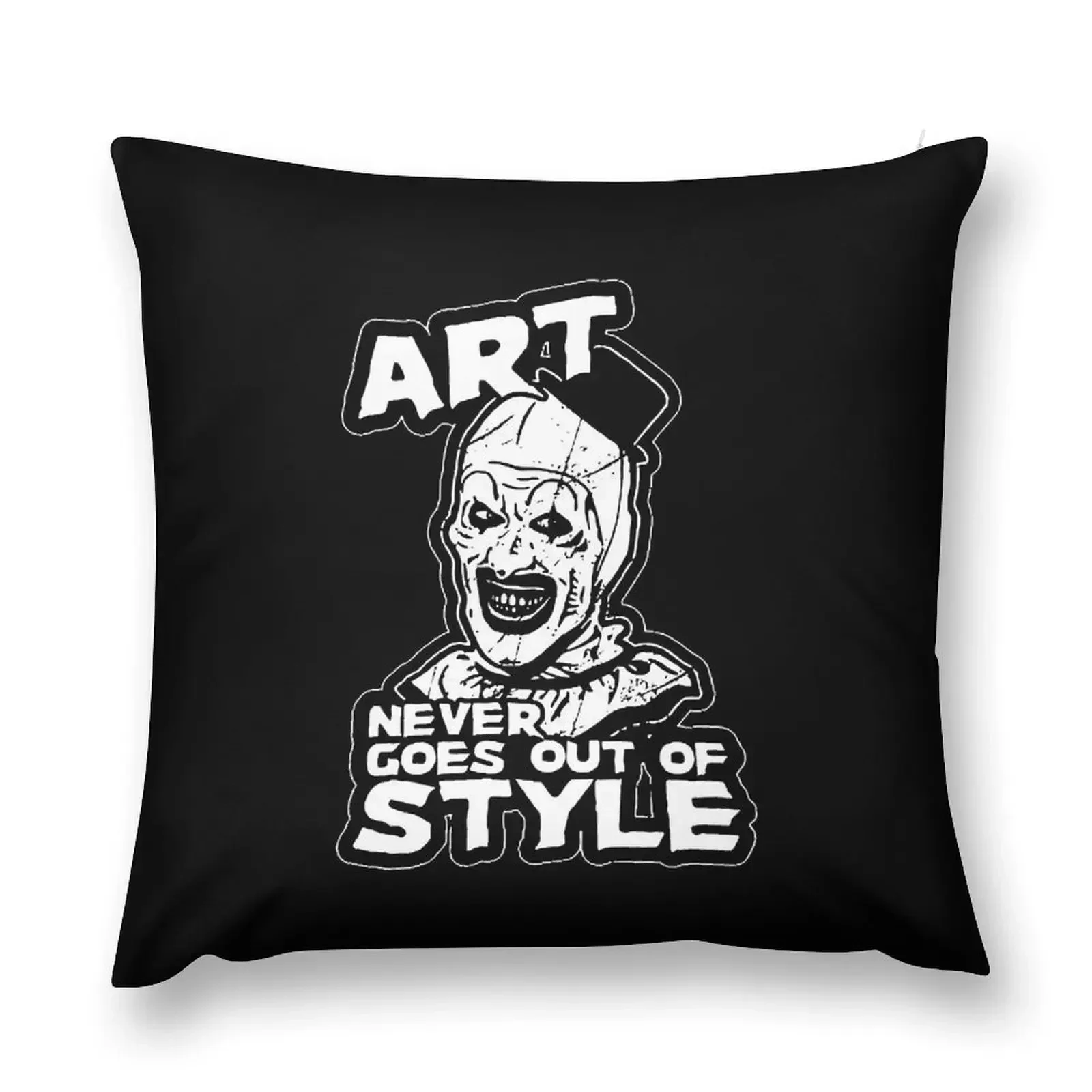 Women Men Cuan Horor Terrifier Film Halloween Retro Vintage Throw Pillow Covers For Sofas Pillow Covers Decorative pillow