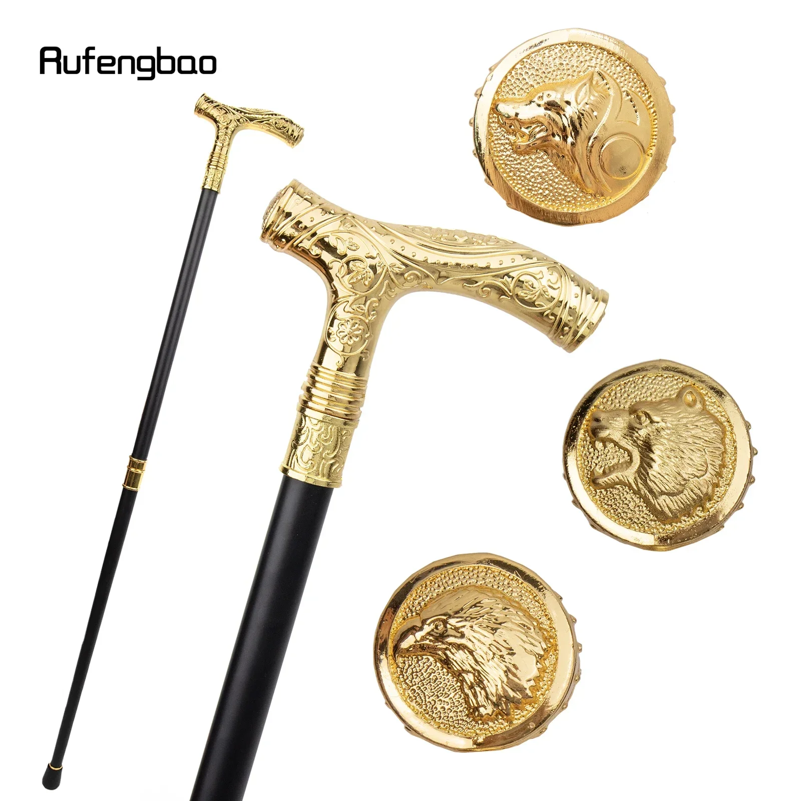 الملونة الذئب الدب النسر رئيس زهرة الطوطم الإغاثة عصا للمشي موضة عصا للمشي شهم كروسييه مقبض عصا للمشي 93 سنتيمتر