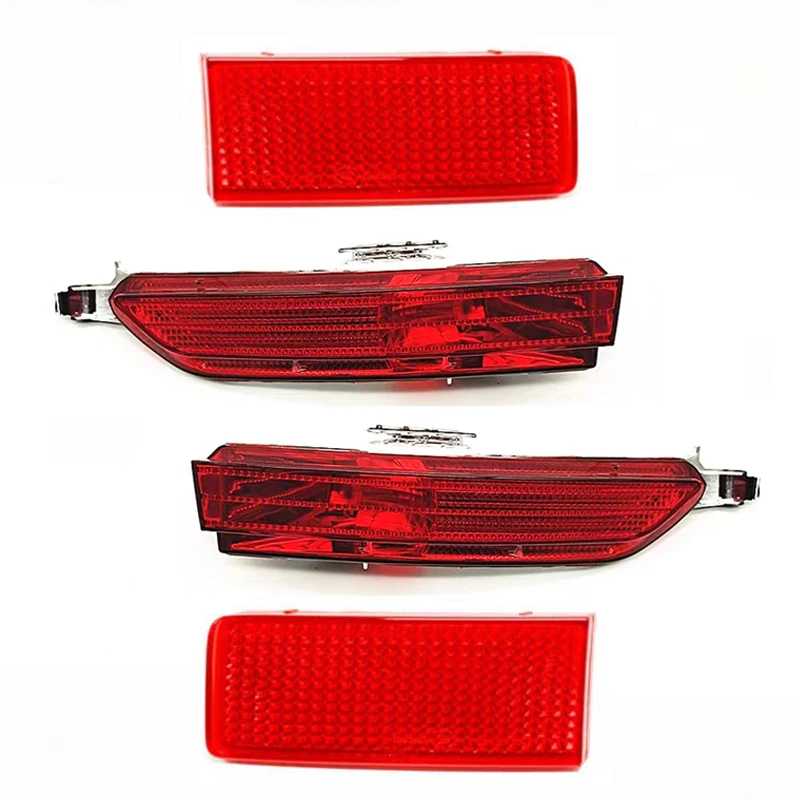 Car Rear Bumper Reflector Light Brake Lamp Warning Light Strip Bar 7P6945105 7P6945106 For VW Touareg 2011 2012 2013 2014 2015