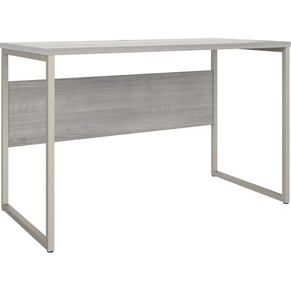 

Platinum Gray 48W x 24D Hybrid Computer Desk with Metal Legs by Bush Business Furniture