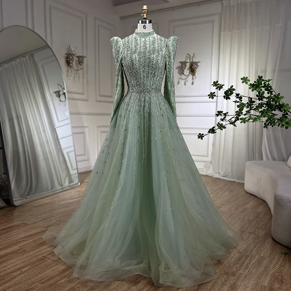 sage green dress designer Relevé Fashion