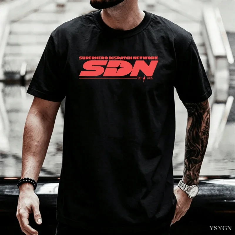 SDN-Dispatch Game T-shirt Men Women Causal Retro T-shir Graphic Tee Gamer Round Neck Loose Basic Tees Clothing Tops