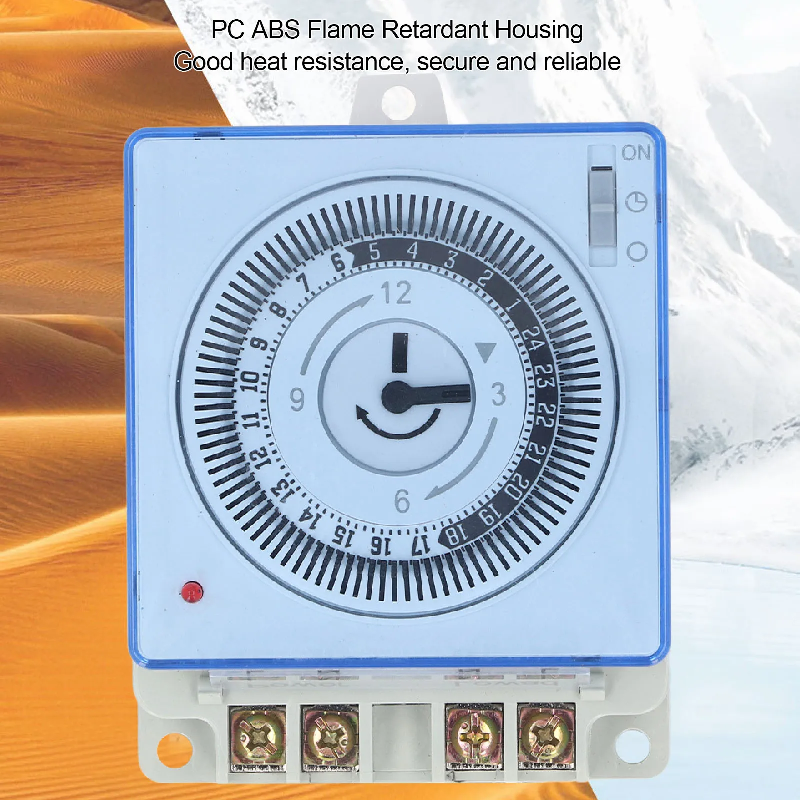 24 Hour Time  48 Groups Setting Mechanical Timer  Load Indicator Flame Retardant  for Lighting Control System