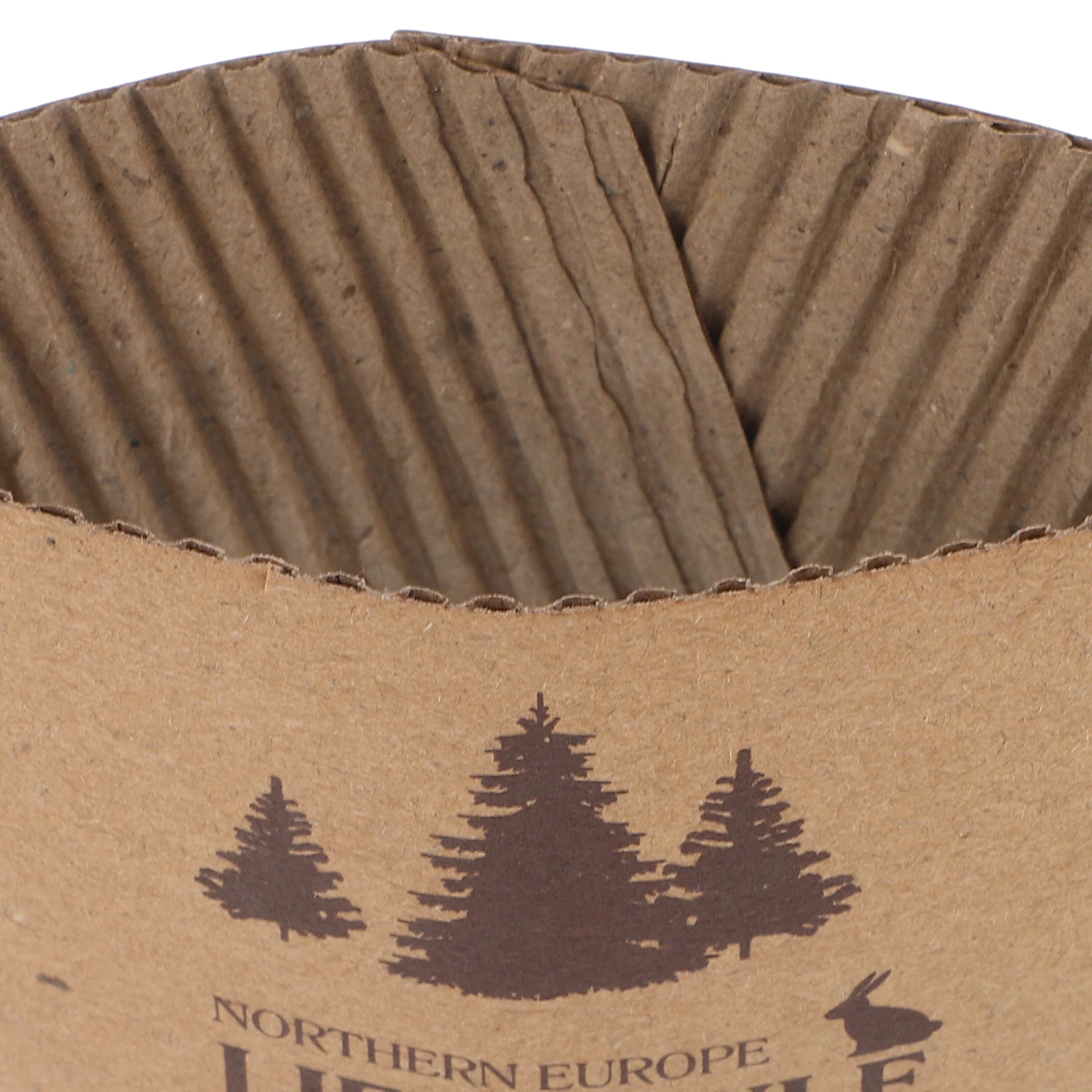 

100pcs Coffee Paper Cup Sleeves 12 16oz Life Tree Insulated Heat Resistant Drink Sleeve Portable Outdoor Gifts
