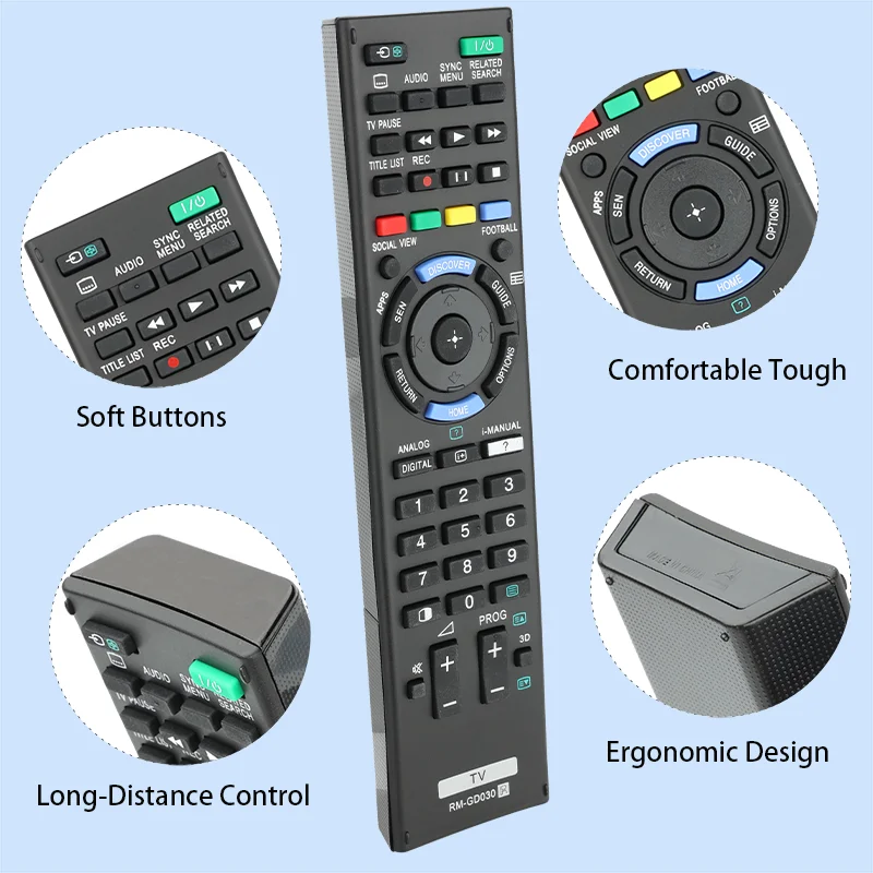 RM-GD030 RMGD030 Remote Control For Sony Smart TV KDL-55W950B KDL-50W800B KDL-55W800B KDL-70W850B KDL-60W850B KDL-50W807B