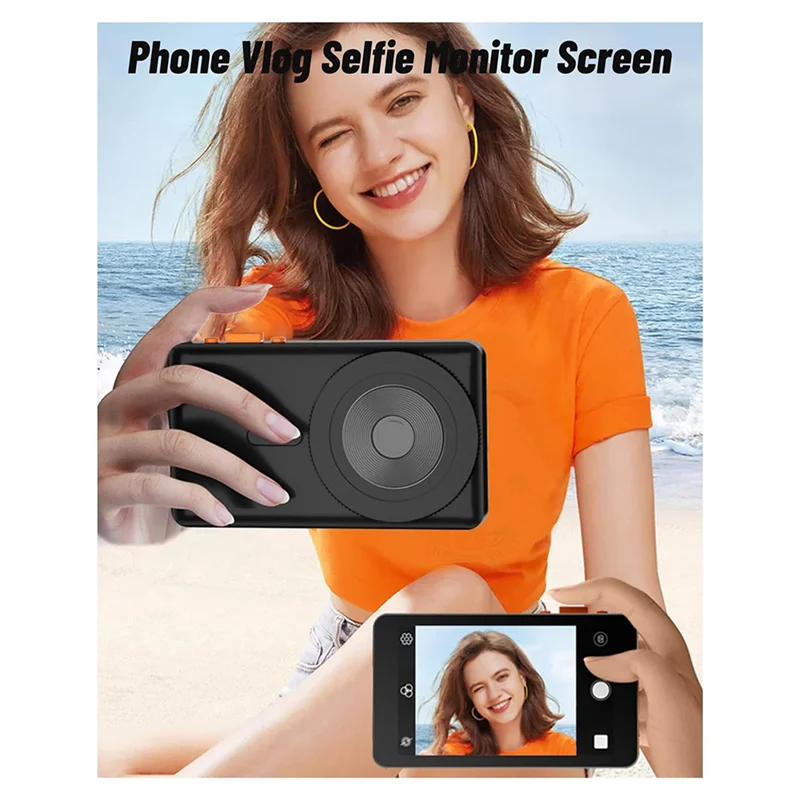 

L72A-магнитный телефон для селфи-монитора, экрана для видеоблогов, прямая трансляция, использование с Iphone Android