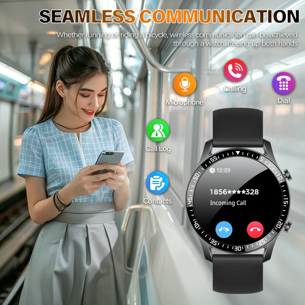 ERUN New Smart Watch, Supports Multiple for Sports Modes/Remote Camera Control/Fitness Tracker/Pedometer/Activity Tracker