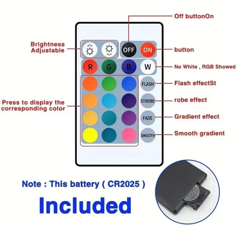 Taśma LED USB 24 klawisze pilot 60 diod LED/m RGB 2835 elastyczna wstążka dioda pokój wesele podświetlenie dekoracji