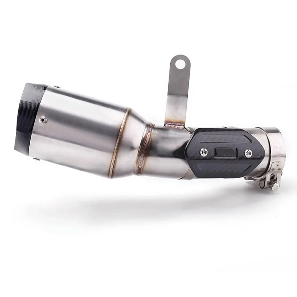 

For BMW S1000RR 2015-2016 S1000 RR Motorcycle Exhaust Pipe 57.5mm Slip-On Muffler Tips Link Pipe With Carbon Fiber Heat Shield