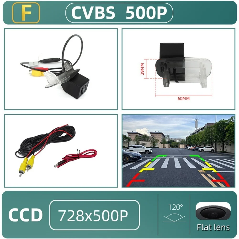 High-resolution for ahd Backup Camera for Mercedes For Benz B200 A160 with 180 Degree Viewing Angle and Mirror Flip
