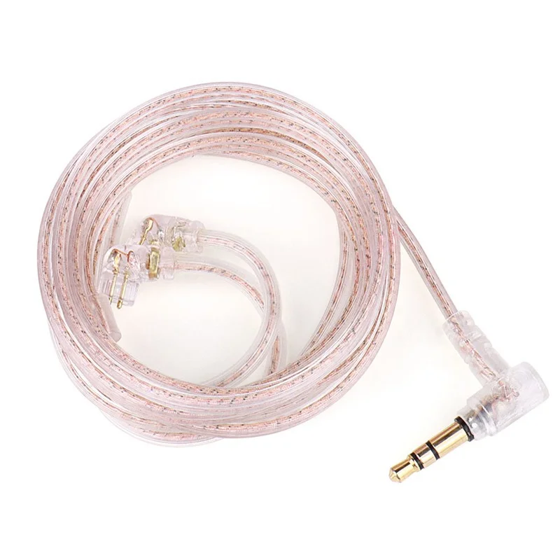 CVJ Mixed Upgrade Cable Pink 5N OFC Oxygen-free Copper Upgrade Cable 2pin 0.78mm QDC Wire For KZ